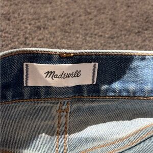Madewell Slim Straight Light Blue Womens Black Jeans